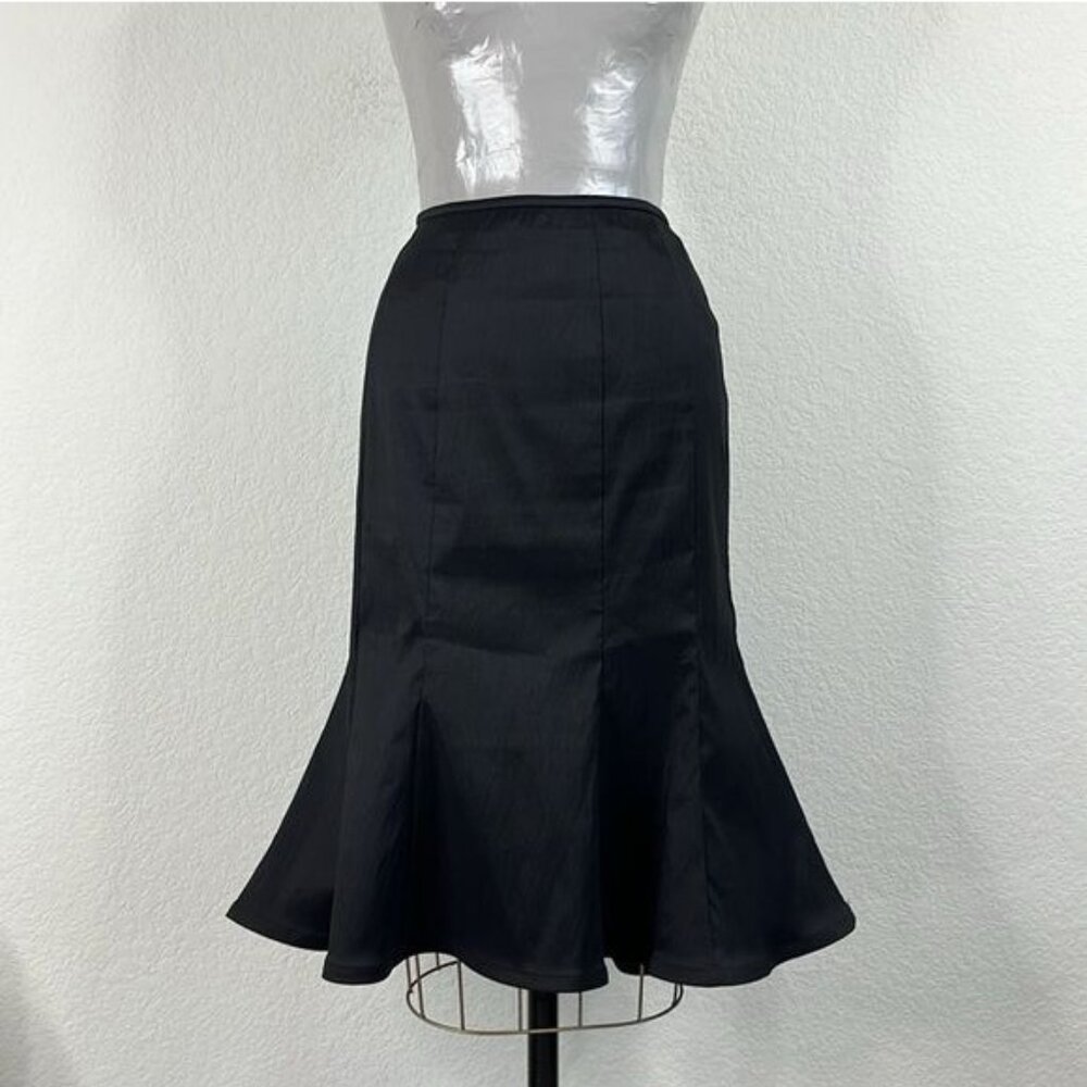 Tadashi VTG Panel Midi Mermaid Fit Flare Pencil Skirt